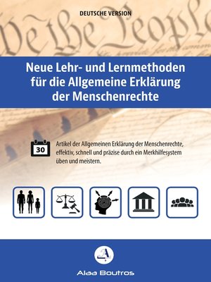 cover image of Neue Lehr- und Lernmethoden für die Allgemeine Erklärung der Menschenrechte